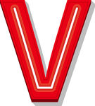 字母V