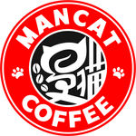 漫猫咖啡logo