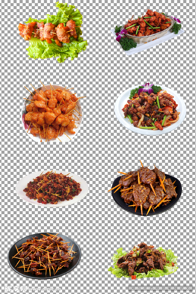 香辣牙签肉