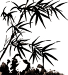 水墨竹子