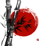 水墨竹子
