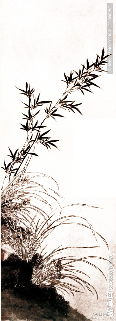 水墨竹子