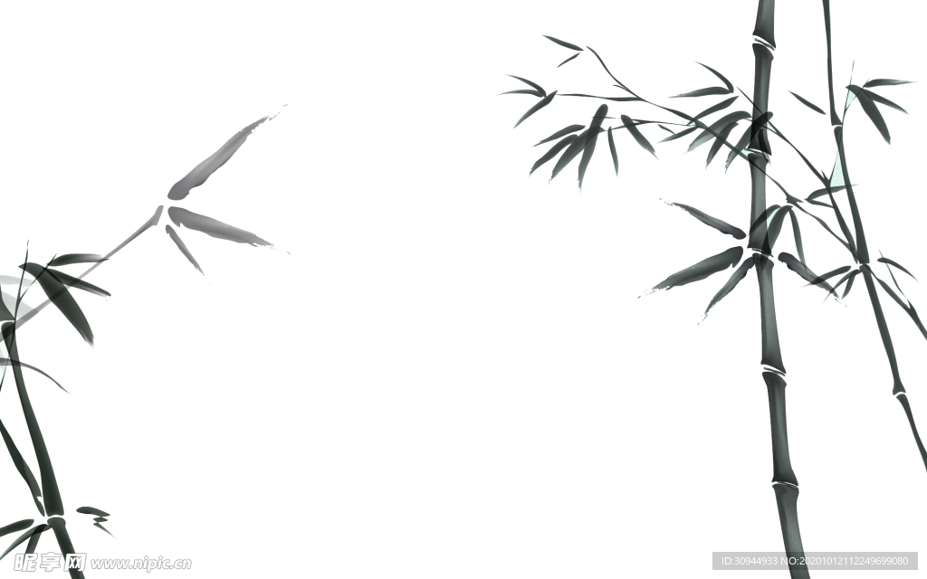 水墨竹子