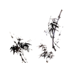 水墨竹子