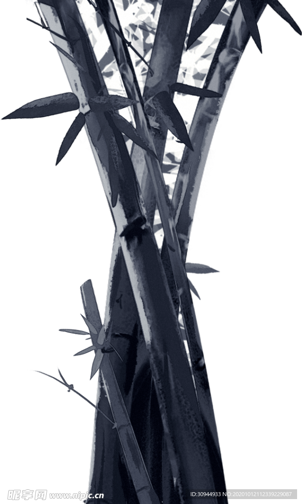水墨竹子