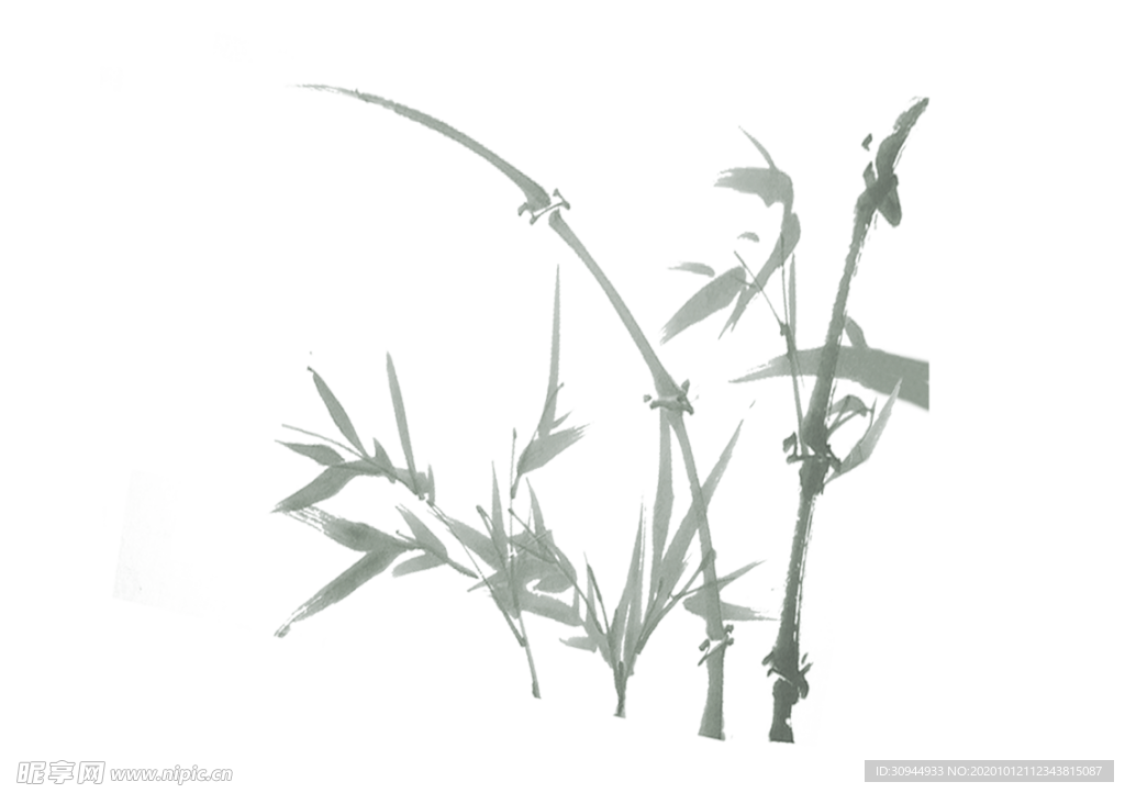 水墨竹子