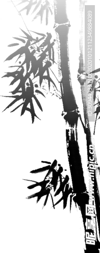 水墨竹子
