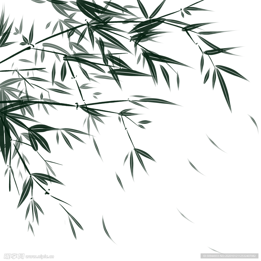 水墨竹子