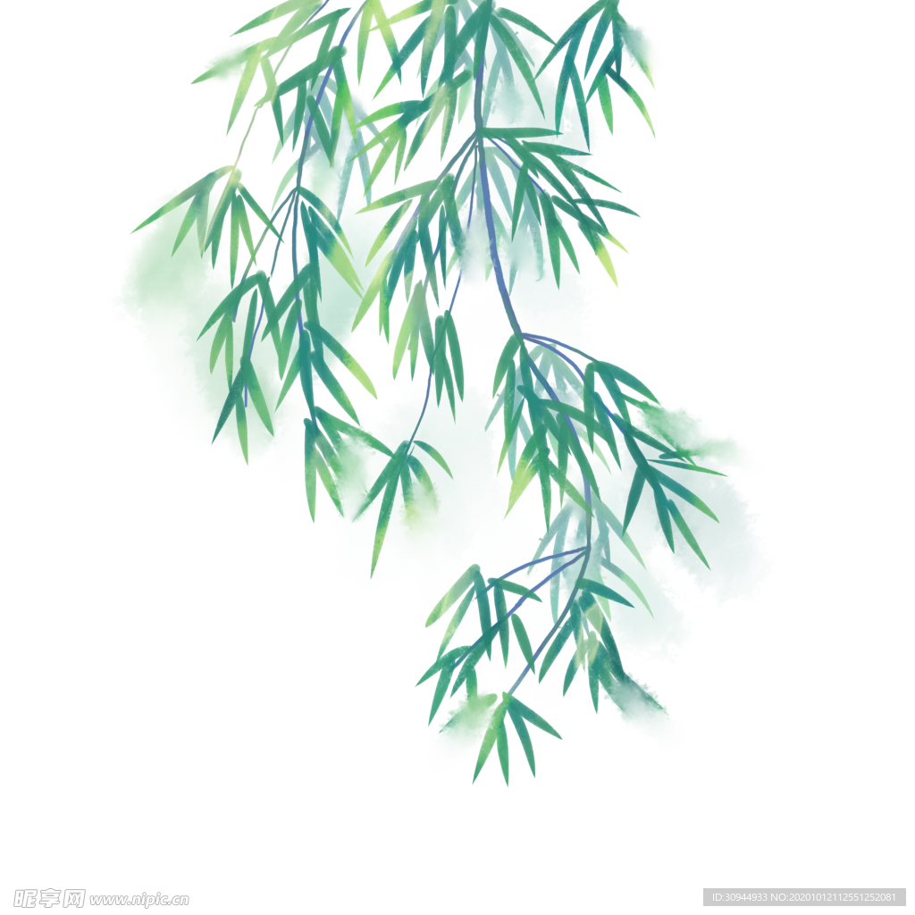 水墨竹子