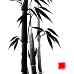 水墨竹子