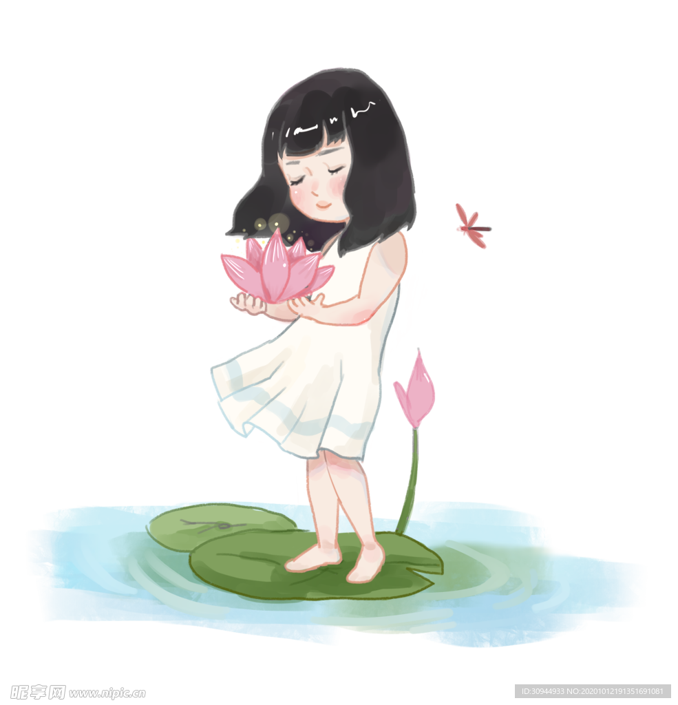 荷花元素