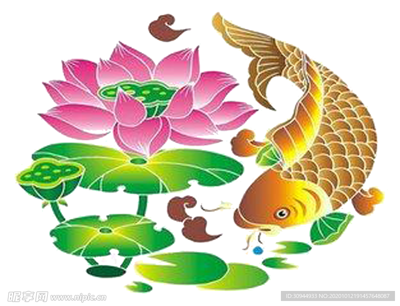 荷花元素