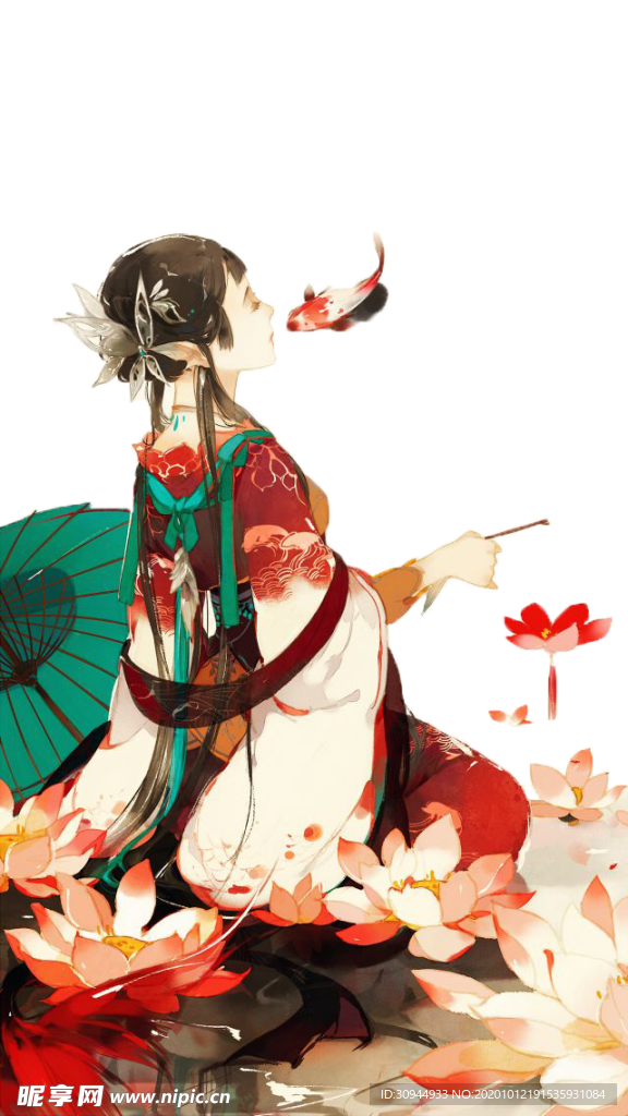 荷花元素