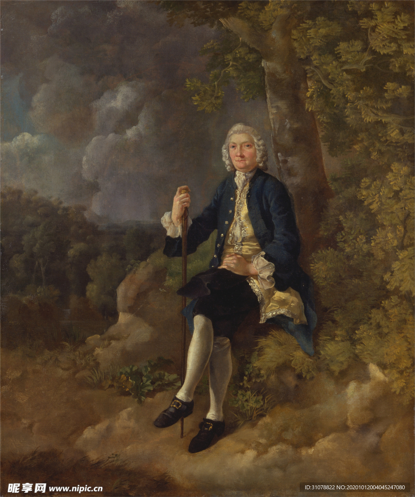 欧式古典人物油画