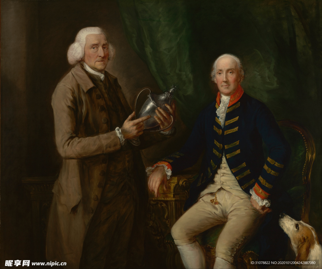 欧式古典人物油画