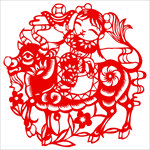生肖牛剪纸