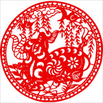 生肖牛剪纸