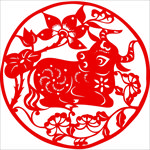 生肖牛剪纸