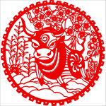 生肖牛剪纸