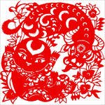生肖牛剪纸