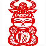 生肖牛剪纸