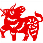 生肖牛剪纸
