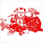 生肖牛剪纸