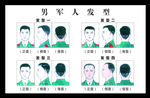 男军人发型
