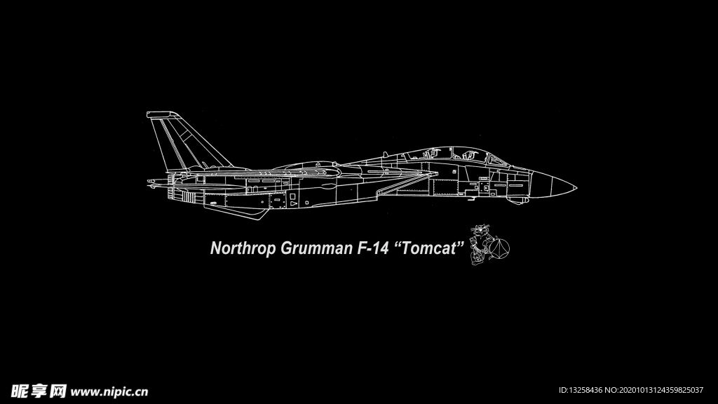 飞机设计图形线稿背景