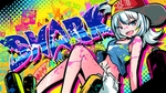 彩色动漫人物插画背景
