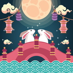 中秋插画EPS矢量
