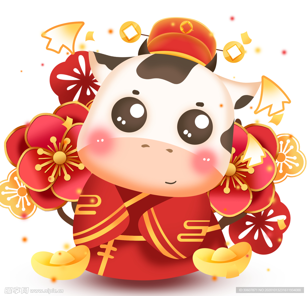 卡通牛