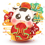 卡通牛