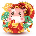 卡通牛