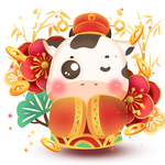 卡通牛