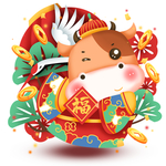 卡通牛