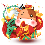 卡通牛
