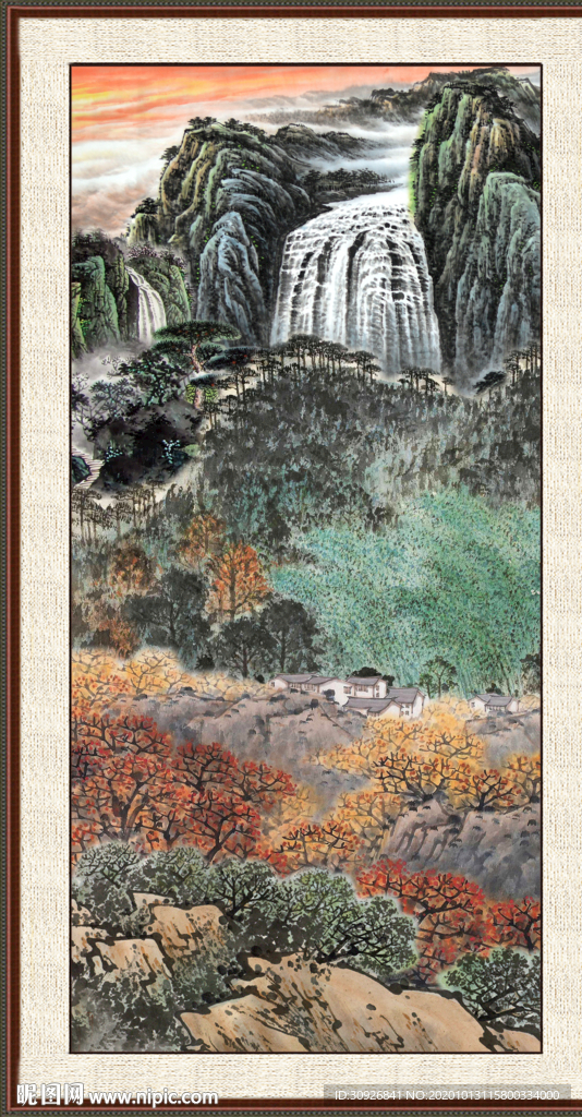 国画山