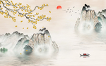 中式国画山水