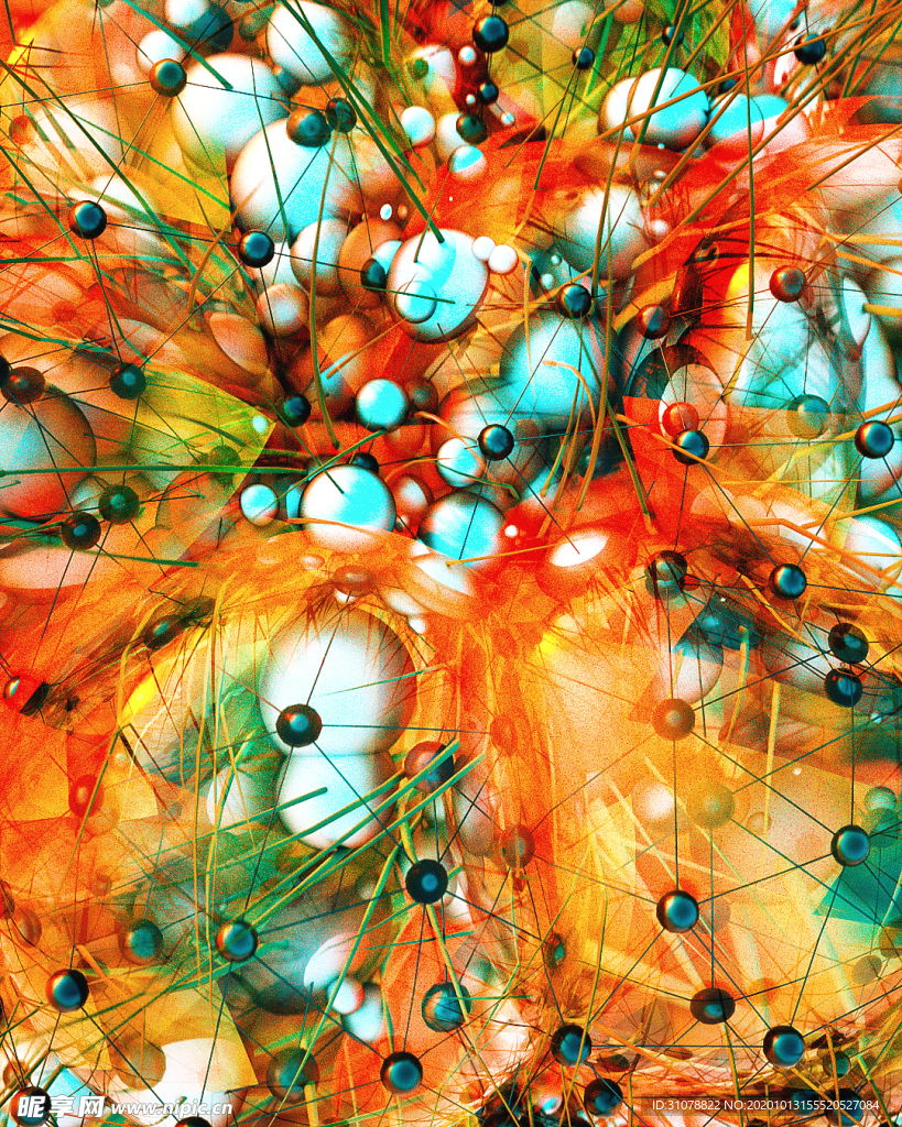 艺术特效科技图案