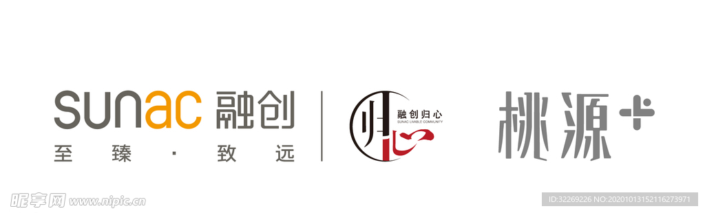 融创logo 归心 桃源