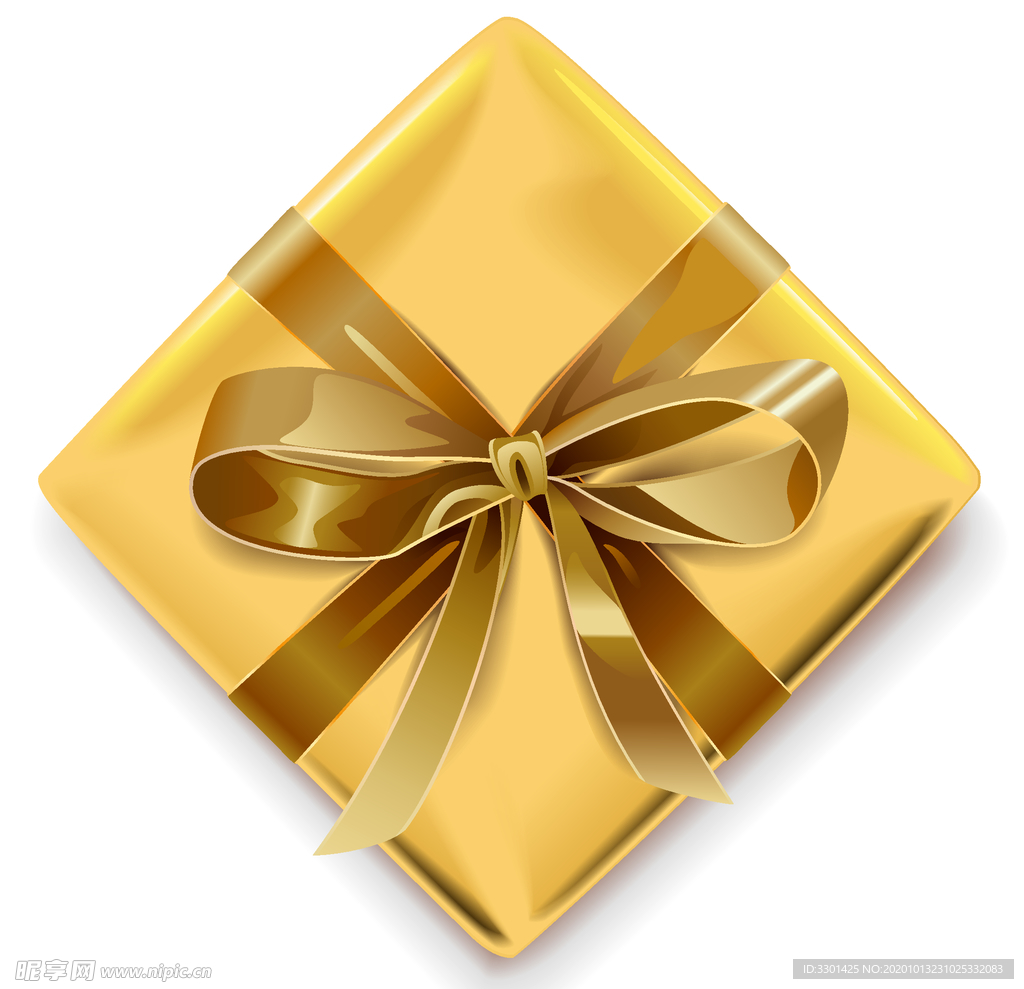 金色礼物礼盒