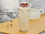 红豆奶茶