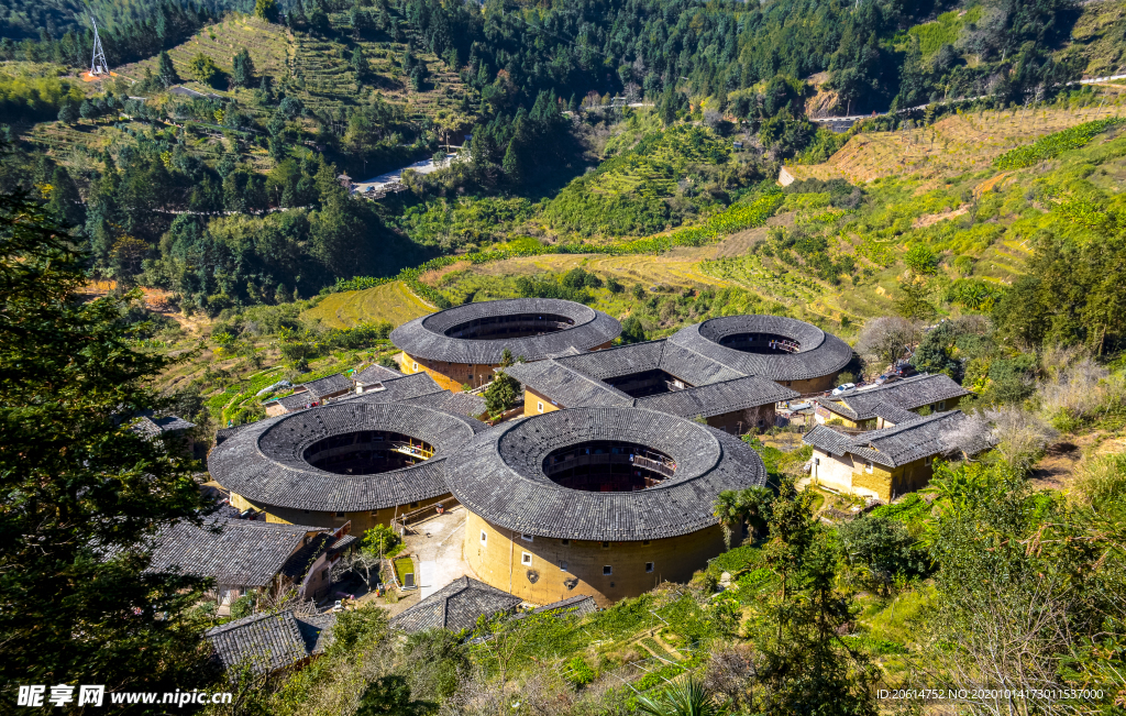 少数民族土楼建筑