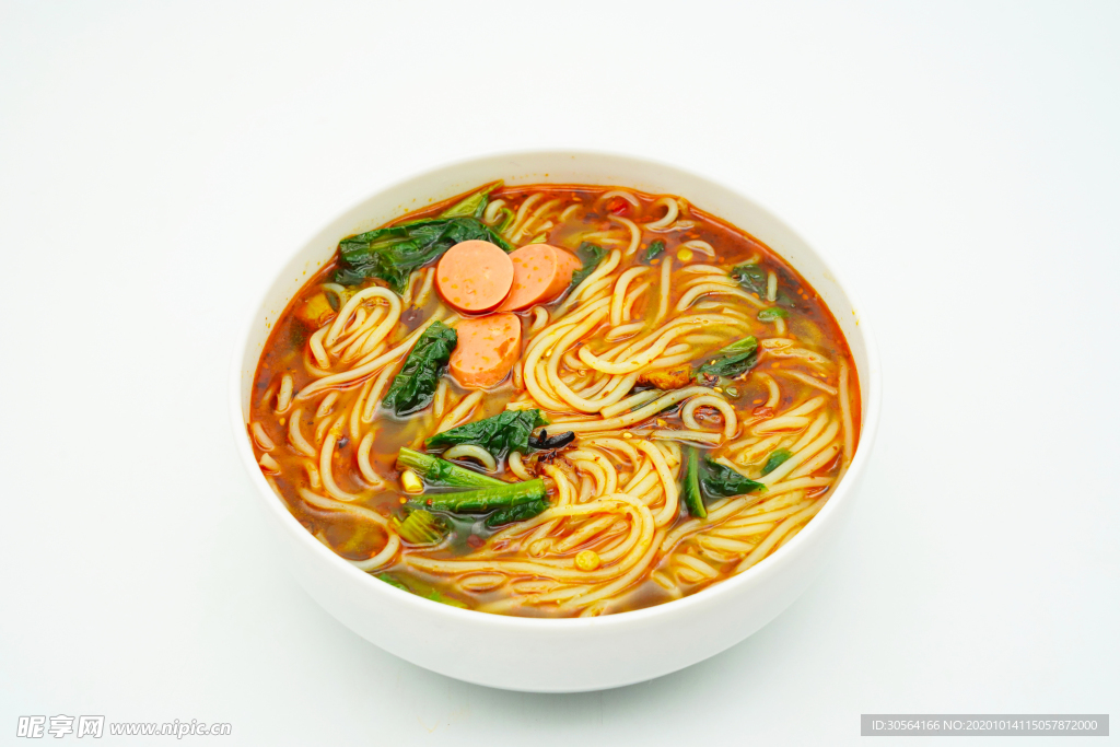 麻辣面美食食材背景海报素材