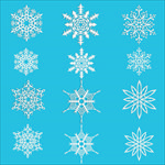 雪花图案