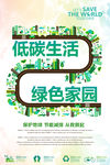 创意简约保护环境环保公益海报