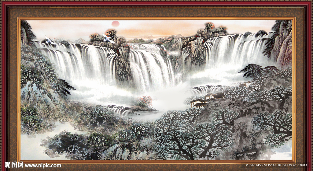 山水风景画