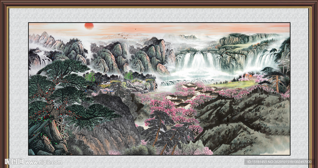 国画山水