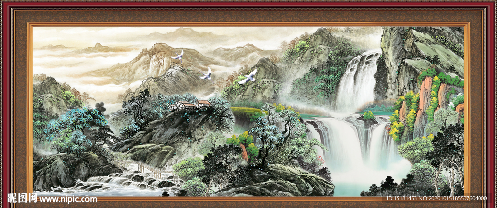 山水风景画